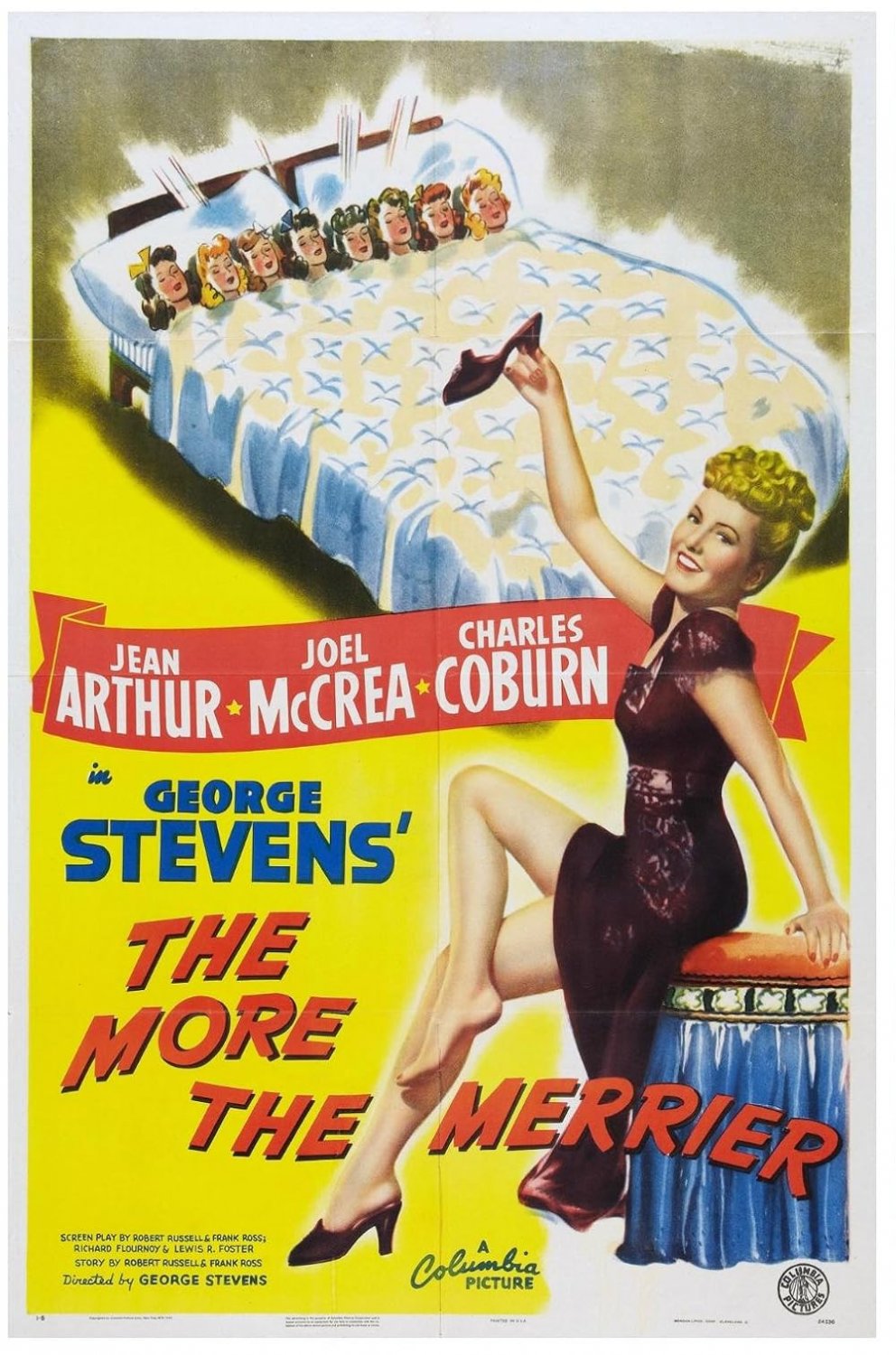 The More The Merrier (1943) - Joel McCrea  Colorized Version  DVD