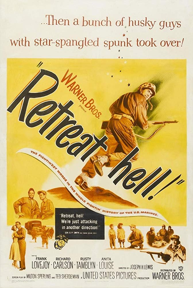 Retreat Hell (1952) - Frank Lovejoy  Colorized Version DVD