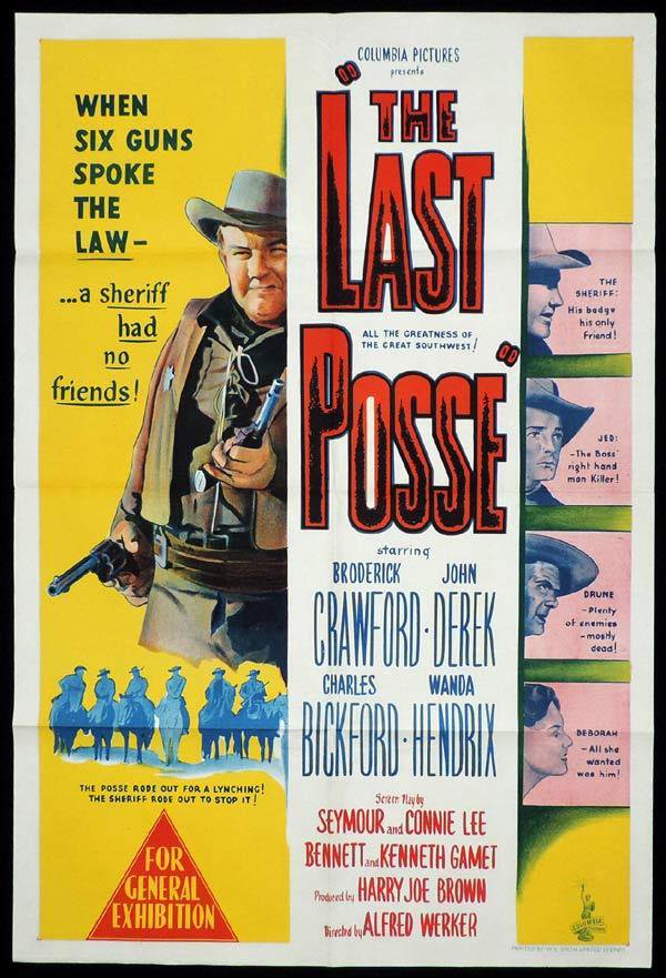 The Last Posse (1953) - John Derek  Colorized Version DVD