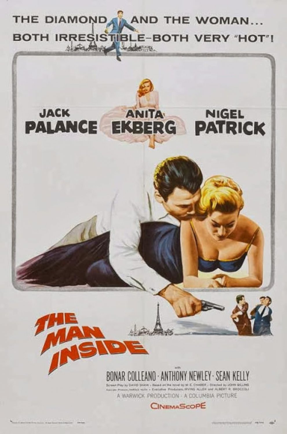 The Man Inside (1958) - Jack Palance  Colorized Version  DVD