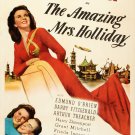 The Amazing Mrs Holliday (1943) - Deanna Durbin  Colorized Version DVD