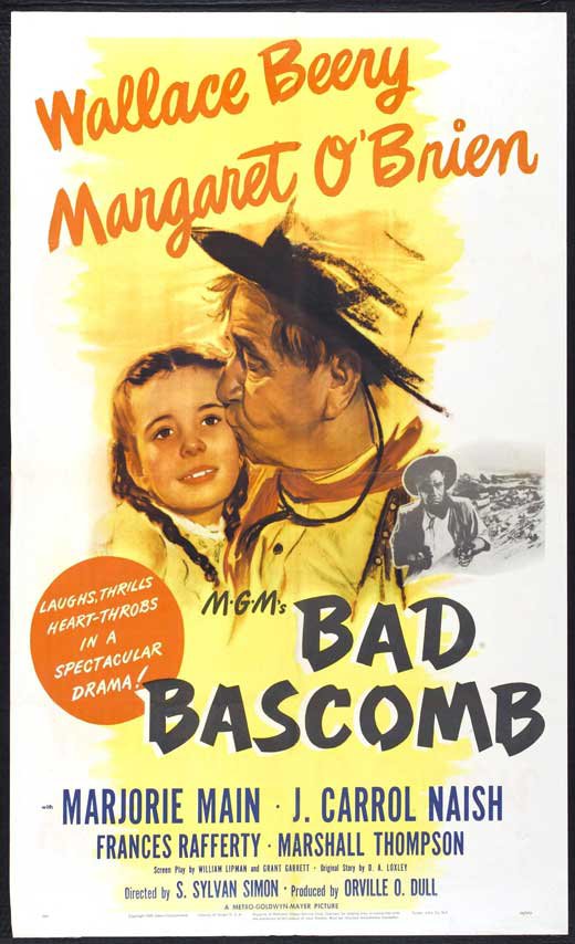Bad Bascomb (1946) - Wallace Beery  Colorized Version DVD
