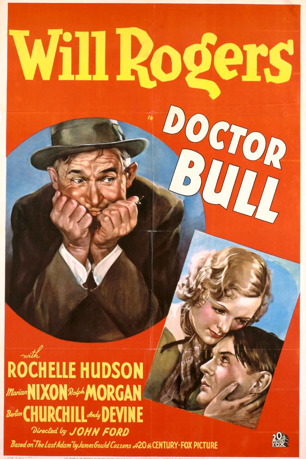 Doctor Bull (1933) - Will Rogers  Colorized Version  DVD
