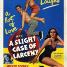 A Slight Case Of Larceny (1953) - Mickey Rooney  Colorized Version  DVD
