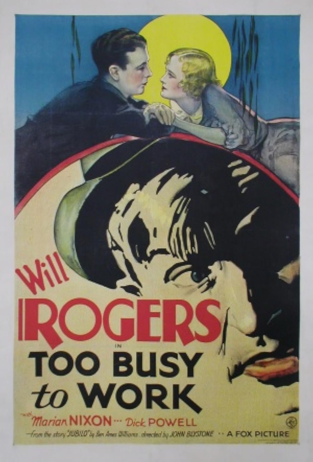 Too Busy To Work (1932) - Will Rogers  Colorized Version  DVD