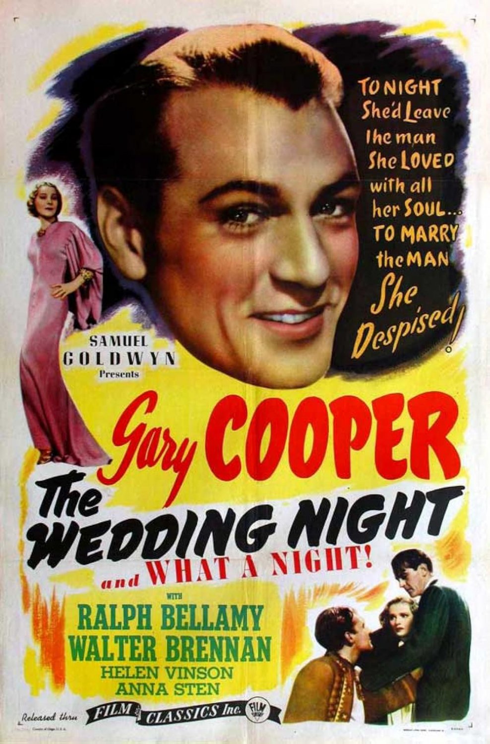 The Wedding Night (1935) - Gary Cooper  Colorized Version  DVD