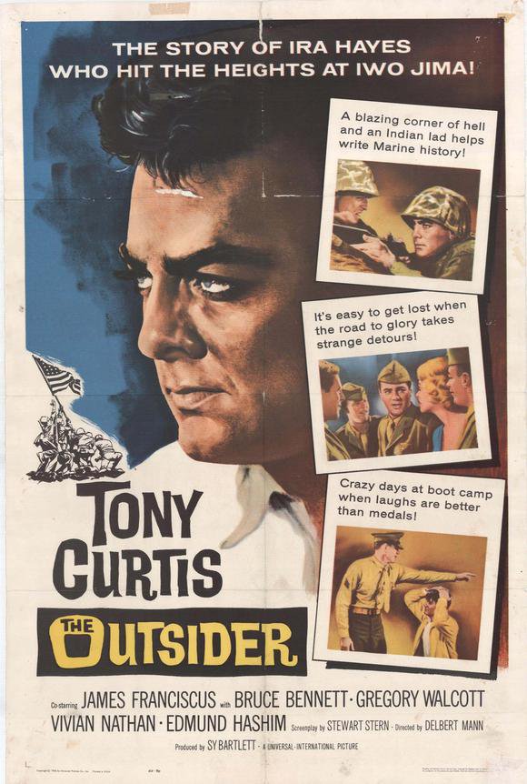 The Outsider (1961) - Tony Curtis  Colorized Version DVD