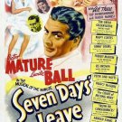 Seven Days' Leave (1942) - Lucille Ball  Colorized Version  DVD