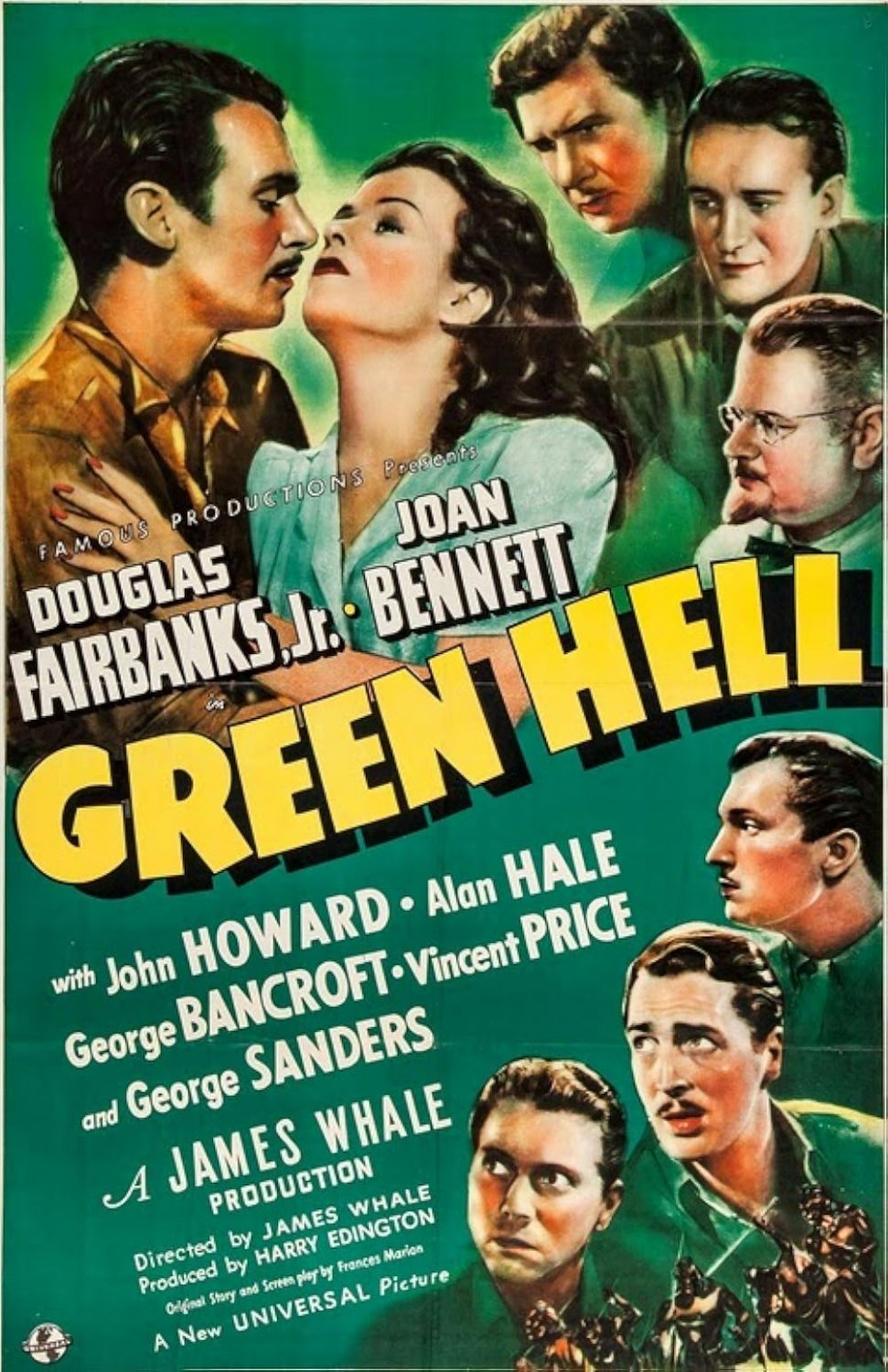 Green Hell (1940) - Douglas Fairbanks Jr.  Colorized Version  DVD