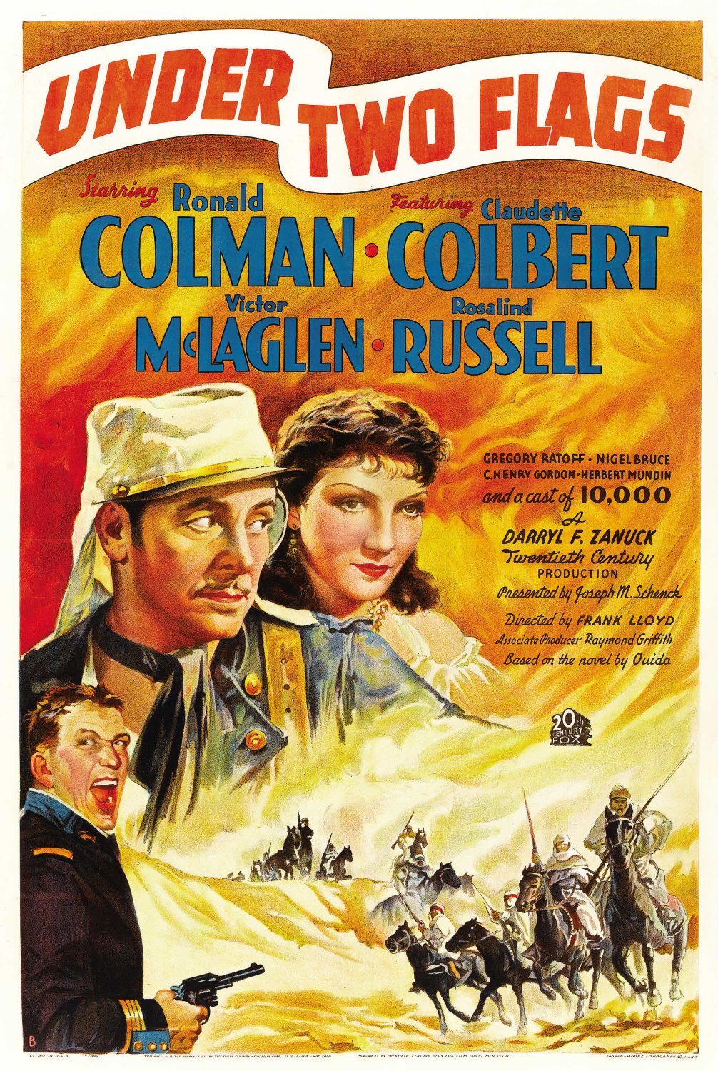 Under Two Flags (1936) - Ronald Colman  Colorized Version  DVD