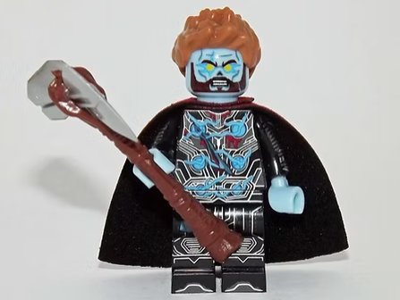 Zombie Thor Marvel Comic Minifigure Custom