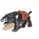 Wolf Black Evil Orc LOTR Lord of the Rings Hobbit Minifigure Custom