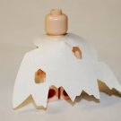 White Torn cape C for Minifigure Custom