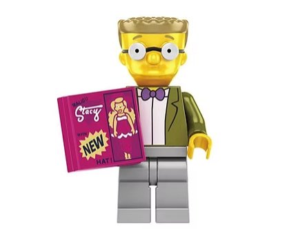 Waylon Smithers The Simpsons Cartoon Minifigure Custom