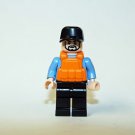 Water Patrol Coast Guard boat Police Officer Patrolman Minifigure Custom
