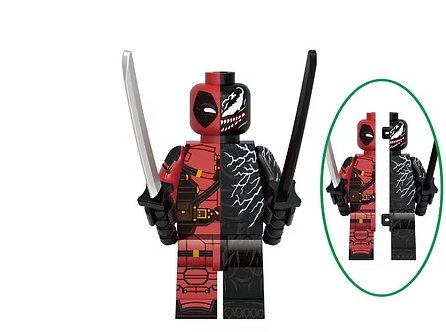 Venompool Deadpool Venom Marvel Comic Minifigure Custom