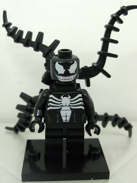 Venom Spider-Man Minifigure Custom