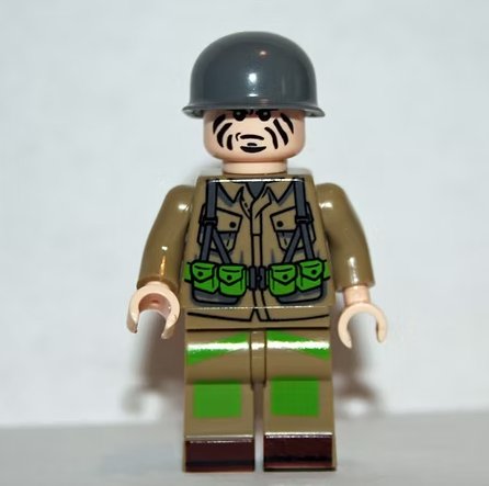 US Army Commando WW2 Soldier Minifigure Custom