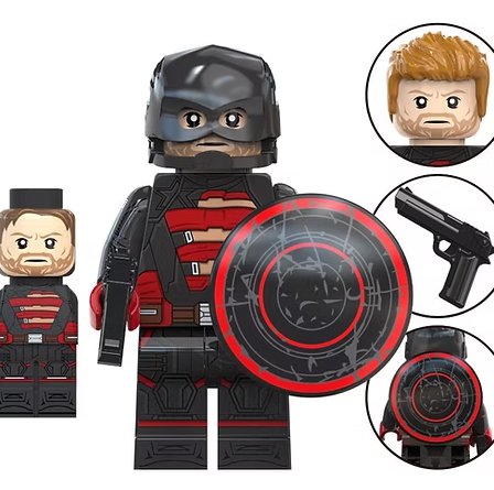 US Agent with Mini Thunderbolts Marvel MCU Minifigure Custom