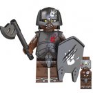 Uruk-Hai Orc White Hand Warrior LOTR Lord of the Rings Hobbit Minifigure Custom