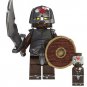 Uruk-Hai Orc Round Shield LOTR Lord of the Rings Hobbit Minifigure Custom