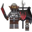 Uruk-Hai Orc Muzzle Warrior LOTR Lord of the Rings Hobbit Minifigure Custom