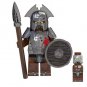 Uruk-Hai Orc Bloody Spear Warrior LOTR Lord of the Rings Hobbit Minifigure Custom