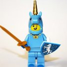Unicorn Boy Knight Cartoon Suit Minifigure Custom