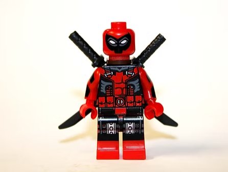 Ultimate Deadpool Marvel Comic Minifigure Custom