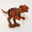 Tyrannosaurus Rex Brown Jurassic World Dinosaur Minifigure Custom