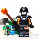 TVA Agent with Frog Thor Loki TV Show Minifigure Custom