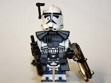 TUP Clone Trooper Wars Star Wars with Droid D-O Minifigure Custom
