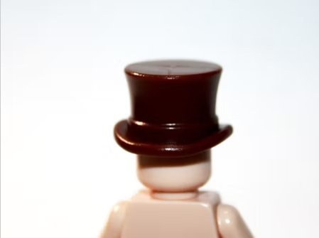 Top Hat Brown Minifigure Custom