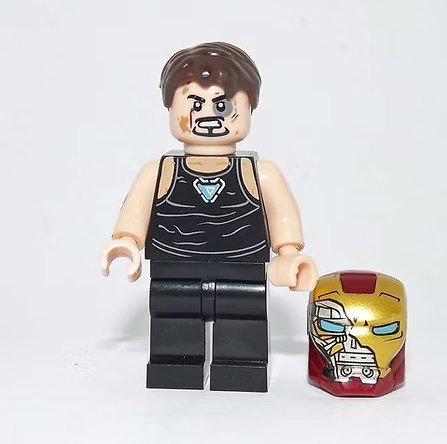 Tony Stark End Game Iron-Man Movie Avengers Minifigure Custom