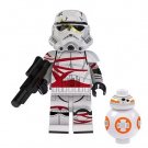 Thrawn Guard Stomtrooper V2 with BB8 Droid Star Wars Minifigure Custom