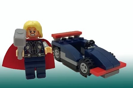 Thor and Car set Comic Minifigure Custom