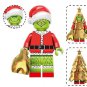 The Grinch Santa with Gold Christmas Tree Minifigure Custom