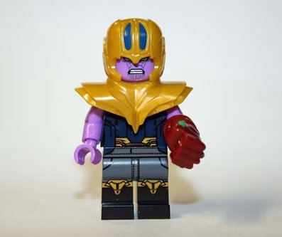 Thanos Avengers Infinity War End Game Red Glove Minifigure Custom