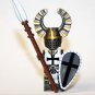 Teutonic Knight with Spear Deluxe Castle Soldier Minifigure Custom