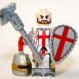 Templar Knight with Axe Castle soldier Minifigure Custom