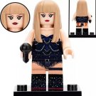 Taylor Swift Eras tour Singer Black Silver Outfit Minifigure Custom
