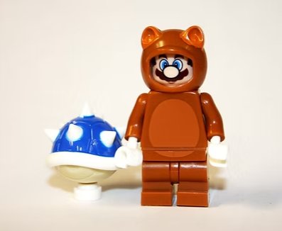 Tanooki Mario with turtle The Super Mario Bros. Movie Minifigure Custom