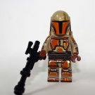 Tan and Gold Mandalorian TV Show Star Wars Minifigure Custom