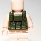 Tactical Vest with Mag Pouches Green for Minifigure Custom