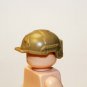 Tactical Helmet Military Tan for Minifigure Custom