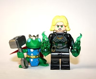 Sylvia with Thor Frog Loki TV Show Minifigure Custom