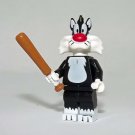 Sylvester Cat Looney Tunes Cartoon Minifigure Custom