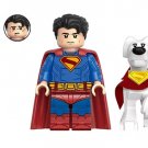Superman with Krypto Dog Superman 2025 Movie DC Minifigure Custom