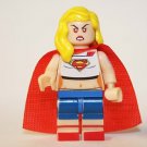 Supergirl White shirt movie DC Minifigure Custom