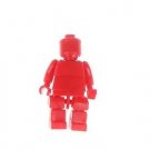 Super Posable Red Blank Plain DIY Minifigure Custom